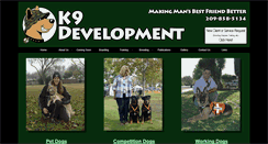 Desktop Screenshot of k9development.com